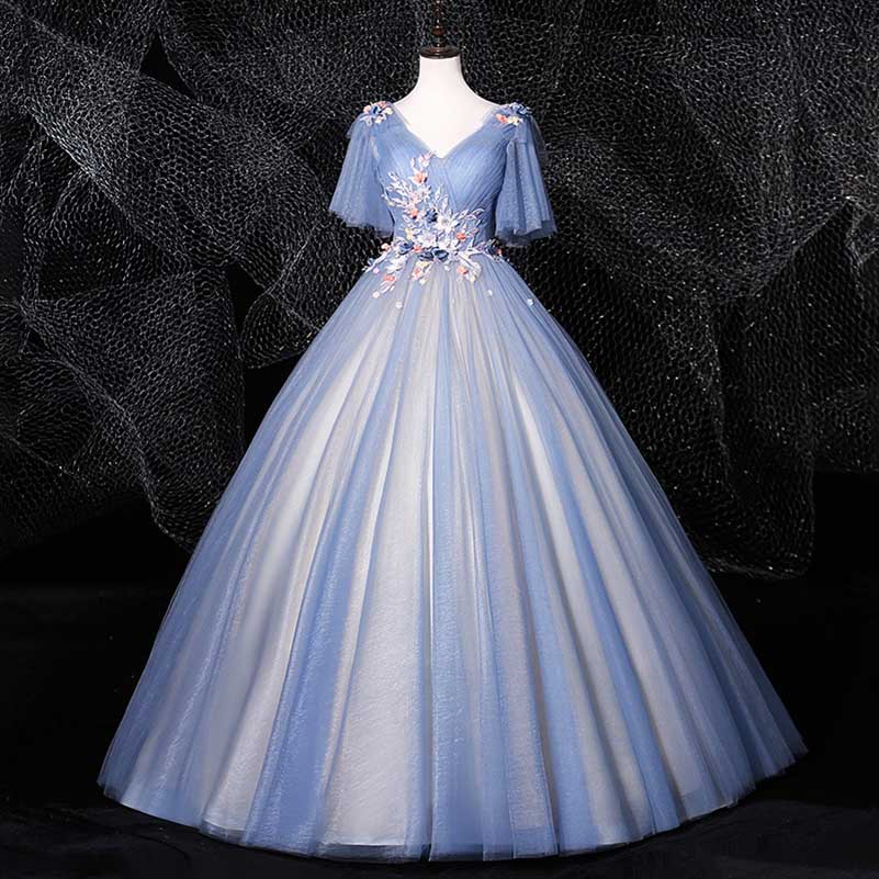 Long Prom Dress Formal Stage Dress Tulle Event Dress