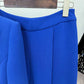 Women's Blue Pantsuit Two Pieces Formal Suit Formal Business Suit