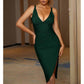 Women's Celebrity Bandage Bodycon Dress Strap Party Pencil Dress