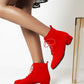 Women's Lace-Up Boots Low Heeled Ankle Bootie