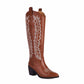 Women Western Boots Cowgirl Boots with Classic Embroidery