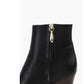 Women's Special-Shaped Heeled Ankle Boots Faux Snakeskin Boots