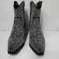 Short Sparkly Rhinestones Cowboy Cowgirl Style Boots Ankle Boots for Women