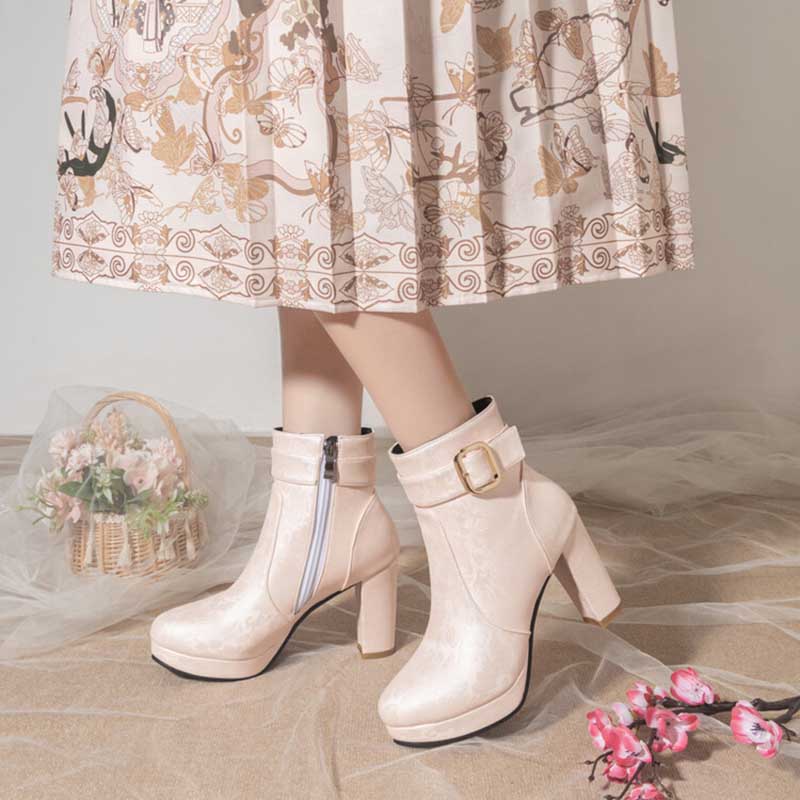 Women's Platform Ankle Lita Boots Short Ankle Boots