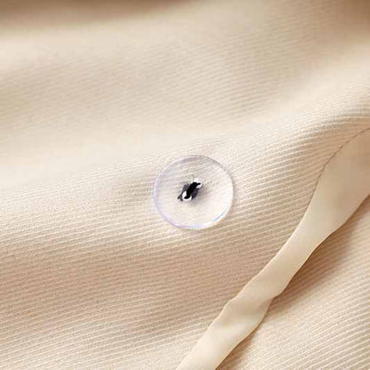 Women's Lapel Double Breasted Belted Pockets Plain Long Length Trench Coat