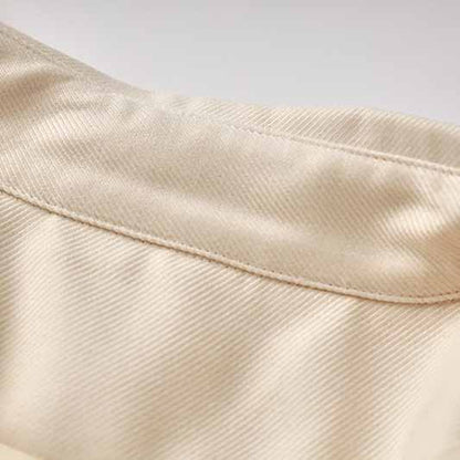 Women's Lapel Double Breasted Belted Pockets Plain Long Length Trench Coat