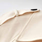 Women's Lapel Double Breasted Belted Pockets Plain Long Length Trench Coat