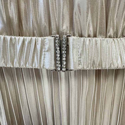 Cape-design Maxi Dress Champagne Prom Dress