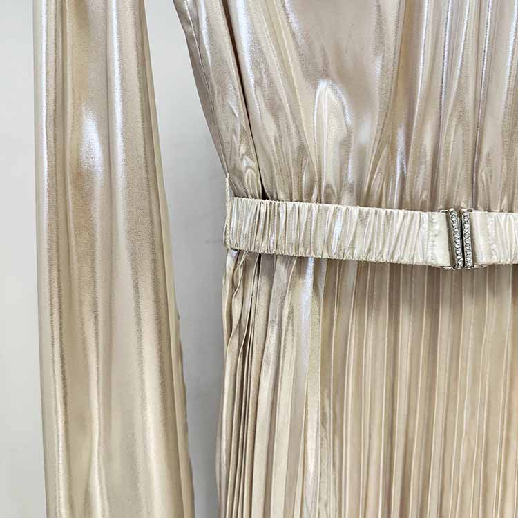 Cape-design Maxi Dress Champagne Prom Dress