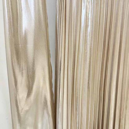 Cape-design Maxi Dress Champagne Prom Dress