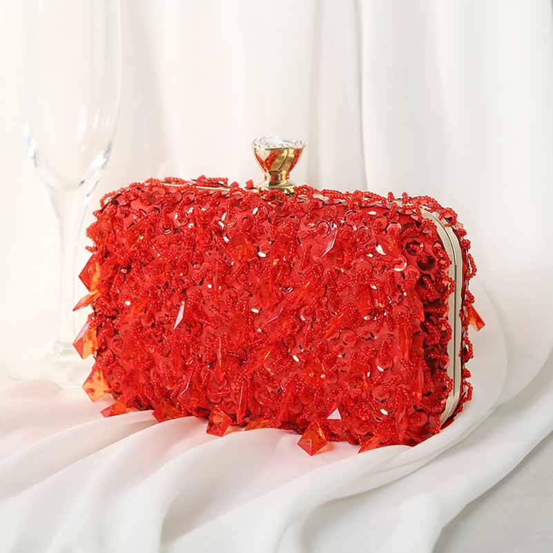 Evening Clutch Purses Beaded Handbag