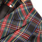 Womens Double Breasted Plaid Work Formal Blazer Jacket