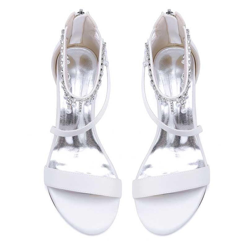 Elegant sd-hk chunky heel formal shoes with rhinestones perfect for special occasions