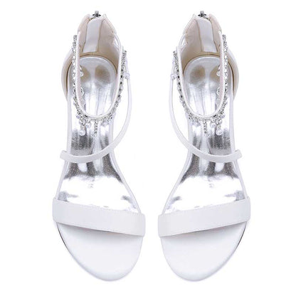 Elegant sd-hk chunky heel formal shoes with rhinestones perfect for special occasions