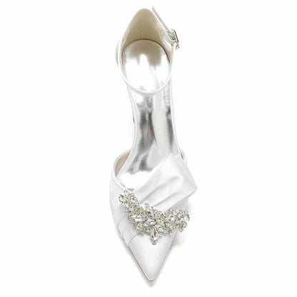 Elegant S&DCo. comfortable wedding shoes for women with sparkling jewel embellishments