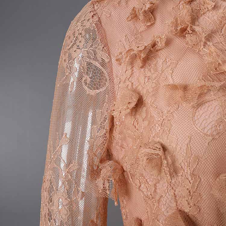 3D Floral Lace Maxi Dress – Romantic Evening or Wedding Guest Look