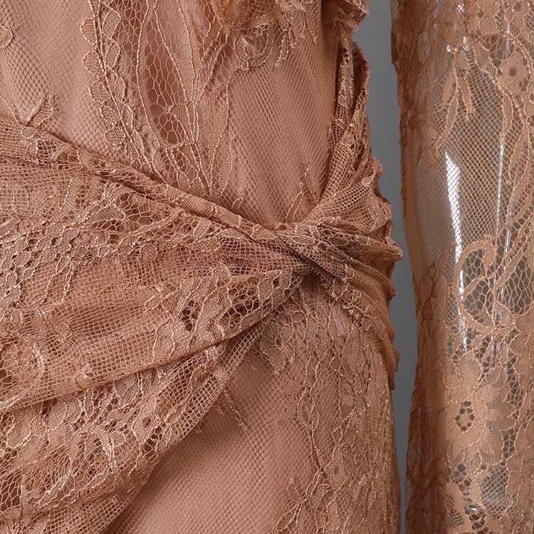 3D Floral Lace Maxi Dress – Romantic Evening or Wedding Guest Look