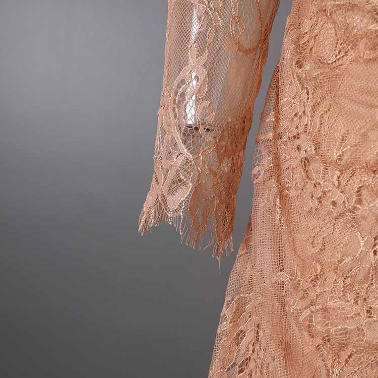 3D Floral Lace Maxi Dress – Romantic Evening or Wedding Guest Look