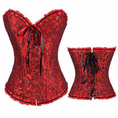 Corset Tops for Women Bustier Shapewear Lingerie Push Up Bodysuit
