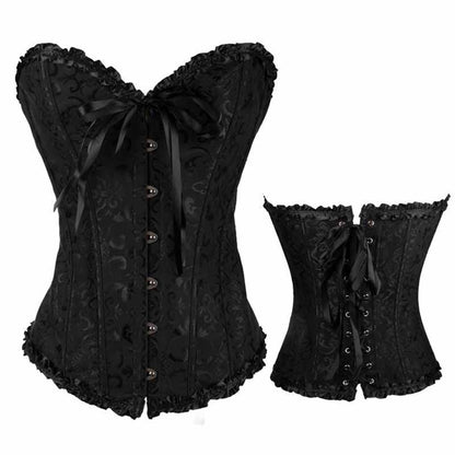 Corset Tops for Women Bustier Shapewear Lingerie Push Up Bodysuit