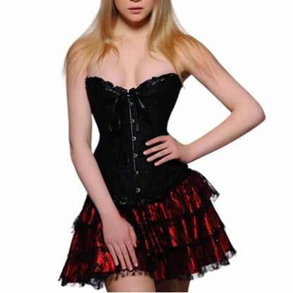 Corset Tops for Women Bustier Shapewear Lingerie Push Up Bodysuit