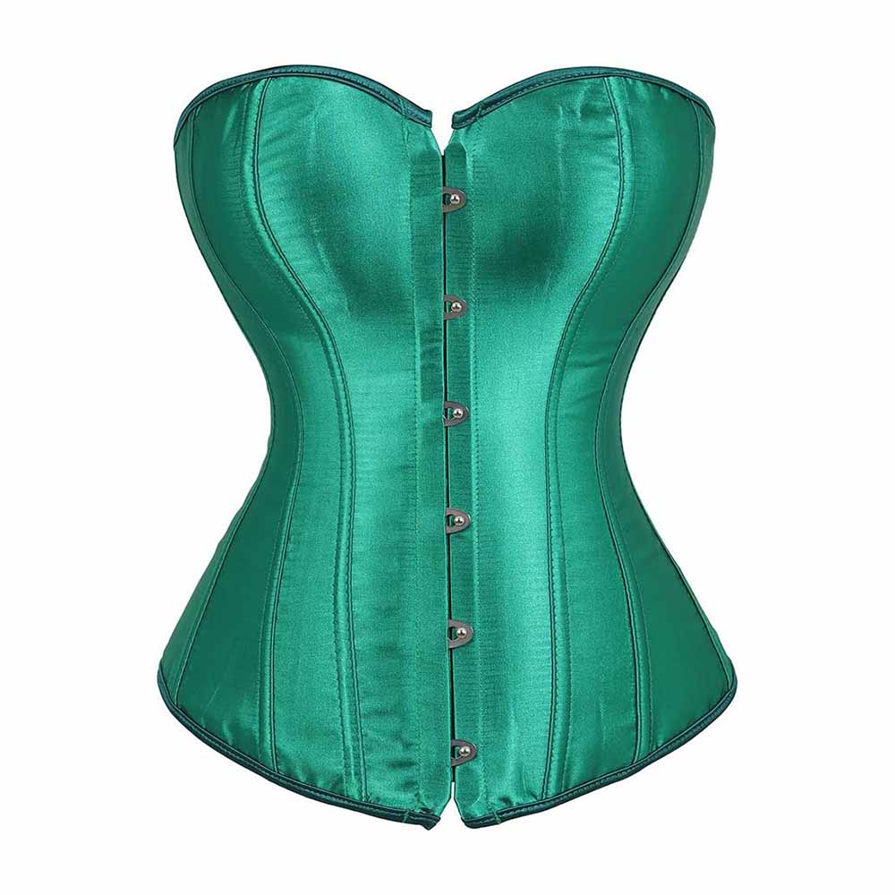 Women's Bustier Corset Top Sexy Lingerie Sets Satin Waist Cincher Body Shaper Bustier