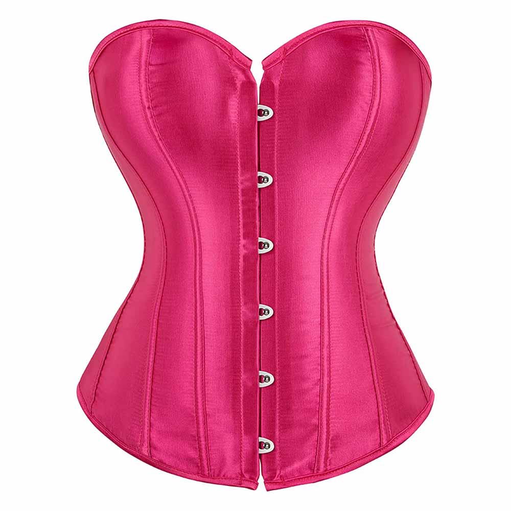 Women's Bustier Corset Top Sexy Lingerie Sets Satin Waist Cincher Body Shaper Bustier