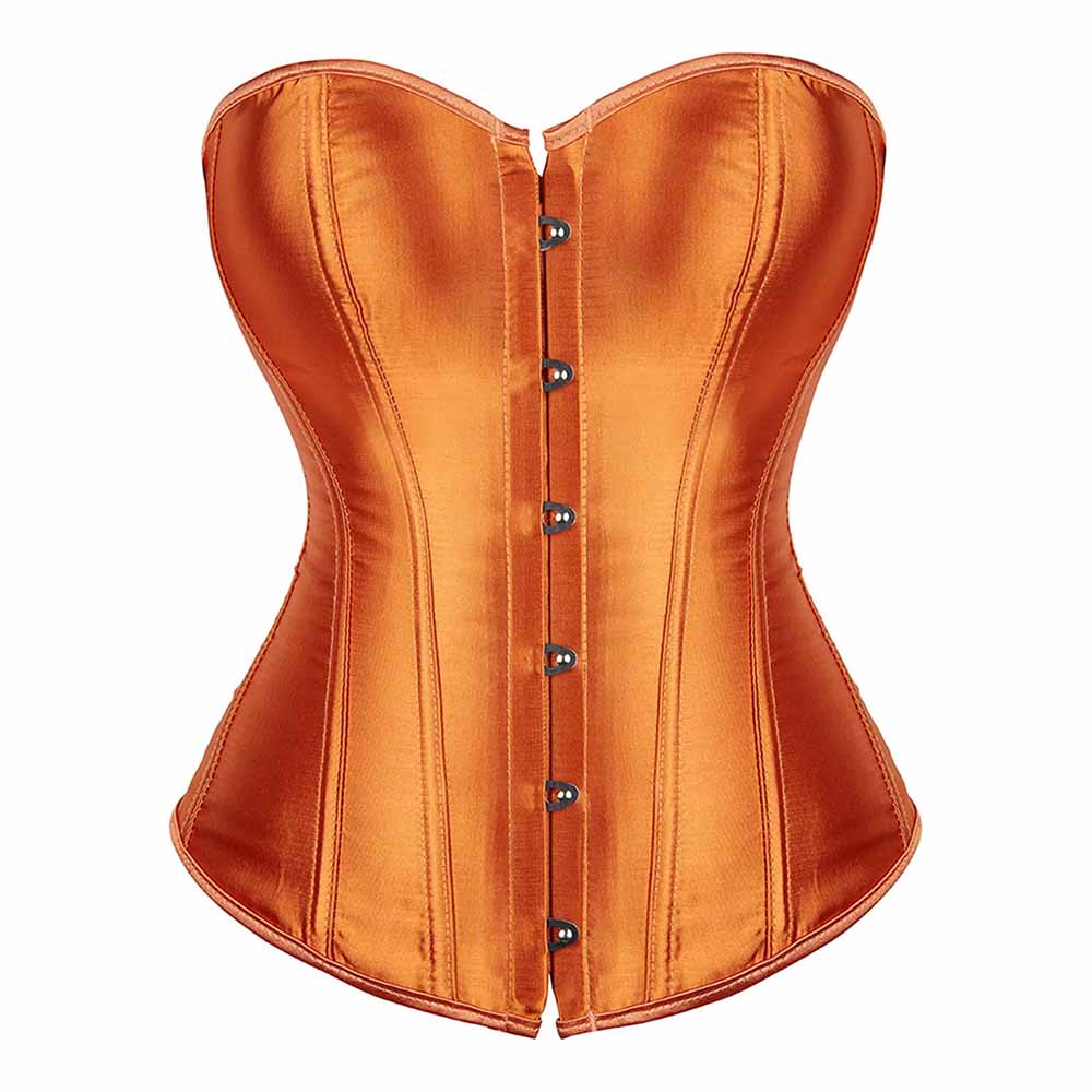 Women's Bustier Corset Top Sexy Lingerie Sets Satin Waist Cincher Body Shaper Bustier