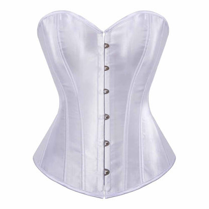 Women's Bustier Corset Top Sexy Lingerie Sets Satin Waist Cincher Body Shaper Bustier