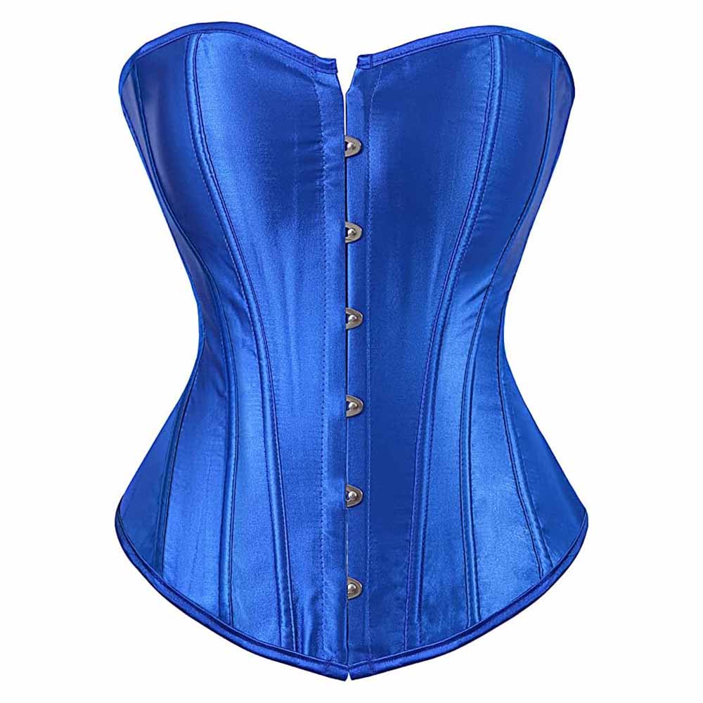 Women's Bustier Corset Top Sexy Lingerie Sets Satin Waist Cincher Body Shaper Bustier