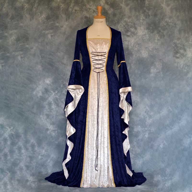 Medieval Court Long Dress Halloween Cosplay Costume 1834 SD Dresscode & Fashiontrends Medieval Court Long Dress Halloween Cosplay Costume 1834 SD Dresscode & Fashiontrends