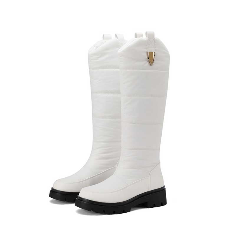 Ladies Winter Boot Faux Fur Warm Shoes Knee High Snow Boots