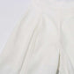 White Blazer Pantsuit Crop Top Coat + Wide Legs 2 Pieces Set