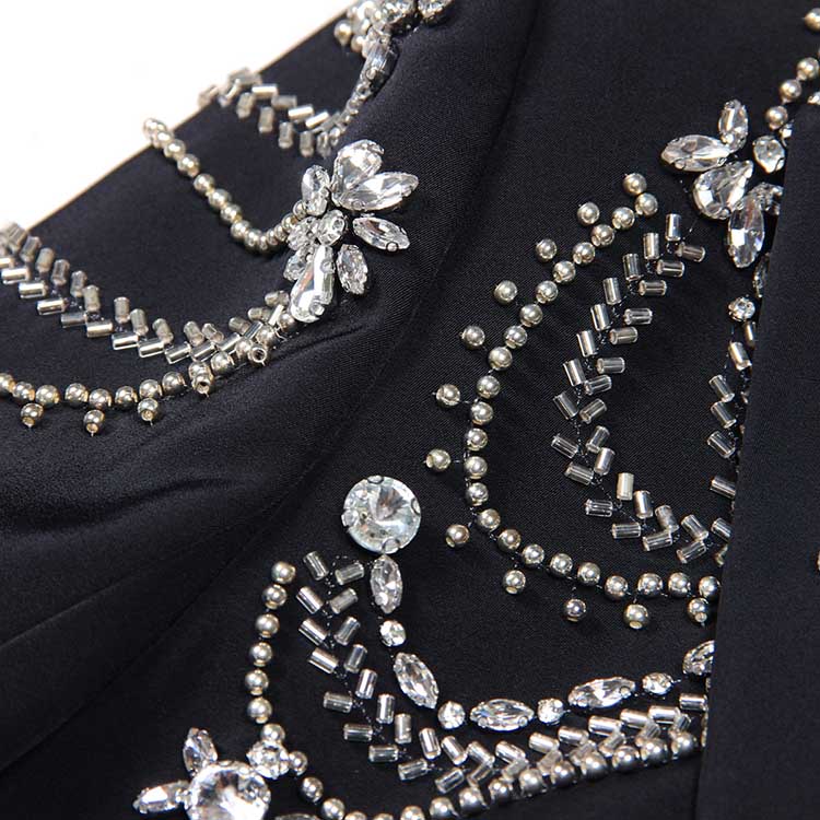 Women's Beaded Blazer Evening Coat