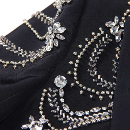 Women's Beaded Blazer Evening Coat