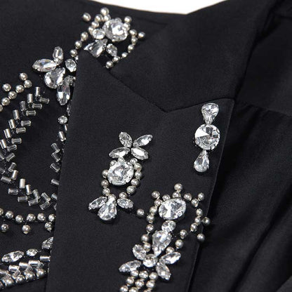 Women's Beaded Blazer Evening Coat