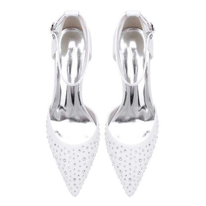 Rhinestones Formal Heels Sparkle Wedding Shoes For Women