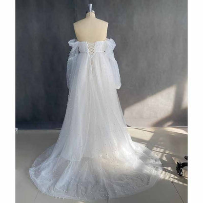 Tulle Dresses Puffy Off Shoulder Bridal Lingerie Pregnancy Gowns