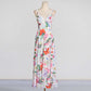 Womens Floral Printed Maxi Dress Beach Party Long Floral dresses