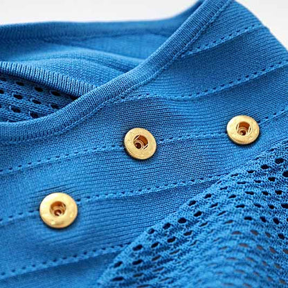 Women's Sleeveless Cut-Out Midi Knitted Dress