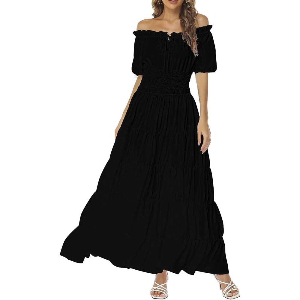 Off The Shoulder Medieval Dress HS0810