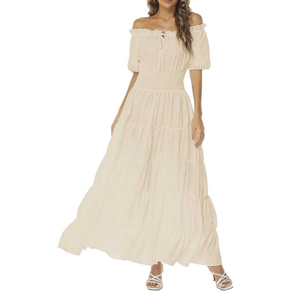 Off The Shoulder Medieval Dress HS0810