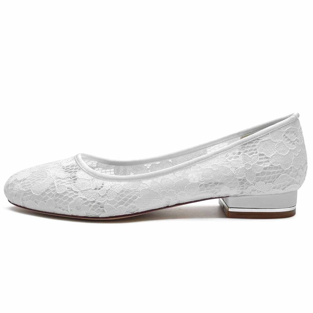 Lace Wedding Shoes comfortable event flat shoes