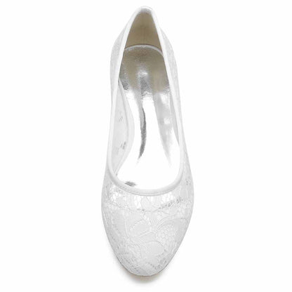 Lace Wedding Shoes comfortable event flat shoes