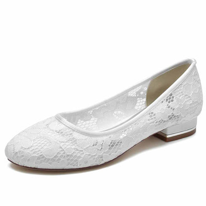 Lace Wedding Shoes comfortable event flat shoes