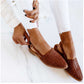 Women's Woven Leisure Sandals Flat Low Heel Shoes