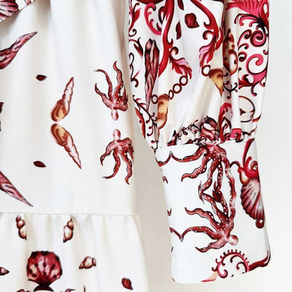 Chic White Floral Maxi Dress For Women Trendy Holiday Dress