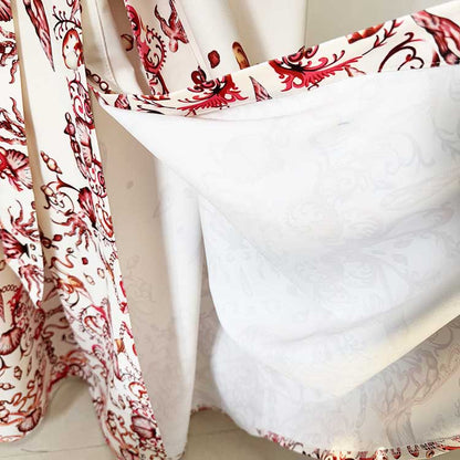 Chic White Floral Maxi Dress For Women Trendy Holiday Dress