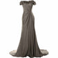 Women A-Line Formal Party Evening Gown Off Shoulder Long Prom Dress
