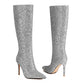 Women's Glitter Knee Hight Boots